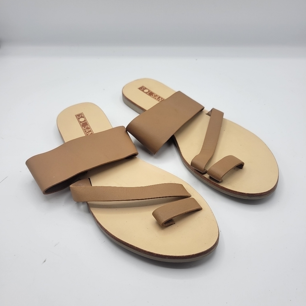 SolSana genuine leather slippers size 39